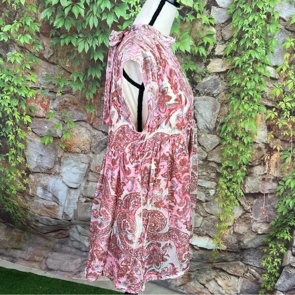 NWT FREE PEOPLE Petal Pink Velvet All the Time Mini Dress, M - Picture 6 of 15